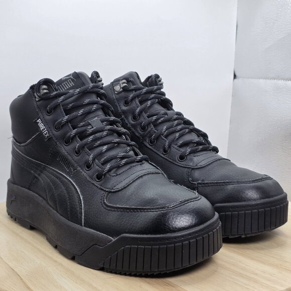 Mens Size 8 - Puma ‘Tarrenz SB PureTex’ Boots Winter Sow (370552-01) Black - Picture 5 of 10